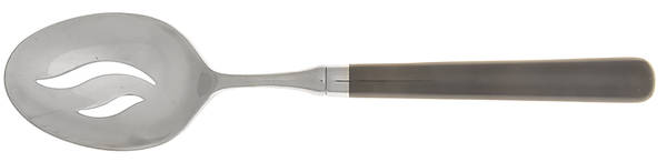 Spectrum-Navy Blue Pierced Tablespoon (Serving Spoon)