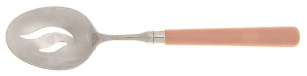Spectrum-Mauve Pierced Tablespoon (Serving Spoon)