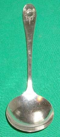 SRS31 (Silverplate) Round Bowl Soup Spoon (Gumbo)