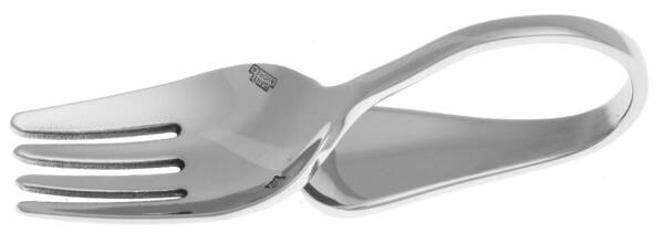 Puccini (Stainless) Baby Fork with Curved Handle HC