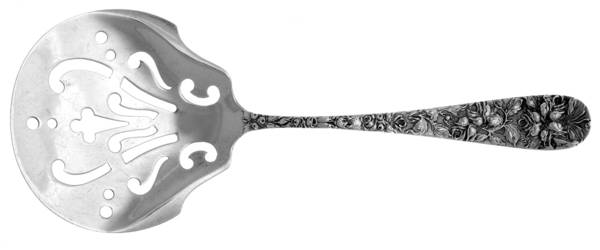 Baltimore Rose (Sterling, 1905, Decor) Small Tomato Server, Solid Piece