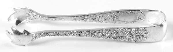 Baltimore Rose (Sterling, 1905, Decor) Bon Bon Tongs