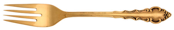 Golden Melody (Gold Electroplate) Individual Salad Fork