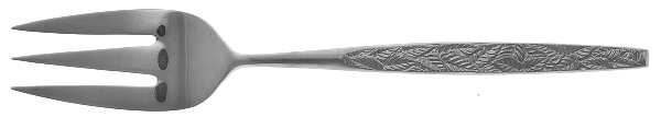 Leaf Spray (Stainless) Large Solid Cold Meat Serving Fork
