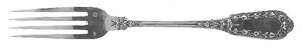 Beaugency (Sterling) Individual Salad Fork