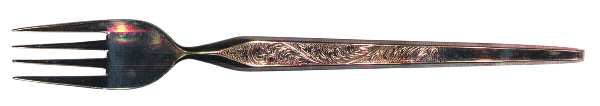 Golden Landscape (Gold Electroplate) Fork