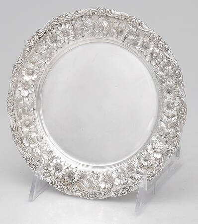 Baltimore Rose (Sterling, Hollowware) Bread Plate