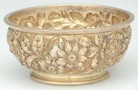 Baltimore Rose (Sterling, Hollowware) 5" Individual Round Berry Bowl