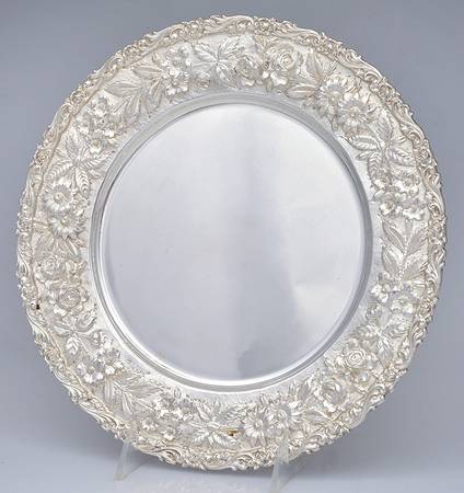 Baltimore Rose (Sterling, Hollowware) Service Plate