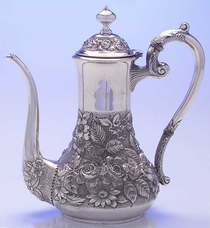 Baltimore Rose (Sterling, Hollowware) Coffee Pot