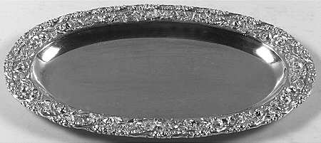 Baltimore Rose (Sterling, Hollowware) 20" Oval Serving Platter