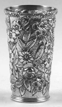 Baltimore Rose (Sterling, Hollowware) Sterling Tumbler