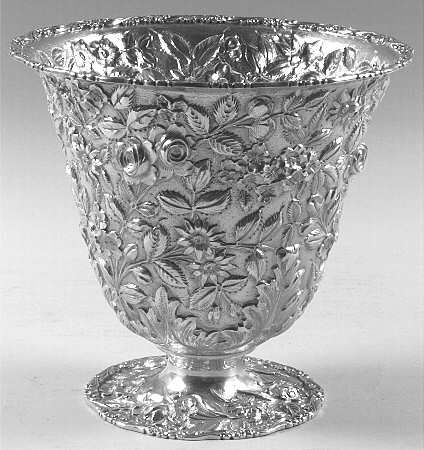 Baltimore Rose (Sterling, Hollowware) Sterling Vase