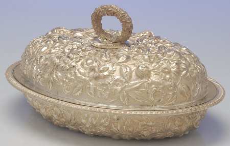Baltimore Rose (Sterling, Hollowware) 11" Oval Double Vegetable
