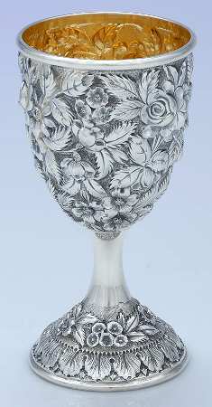 Baltimore Rose (Sterling, Hollowware) Water Goblet