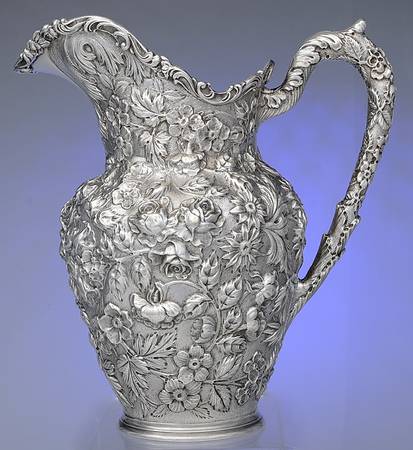 Baltimore Rose (Sterling, Hollowware) 80 Oz Water Pitcher