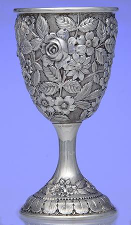 Baltimore Rose (Sterling, Hollowware) Water Goblet