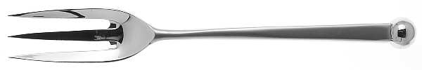 Orbit (Stainless, Satin) Solid Serving Fork