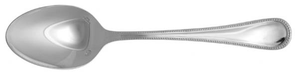Perles (Silverplate on 18-10 Stainless) Place/Oval Soup Spoon