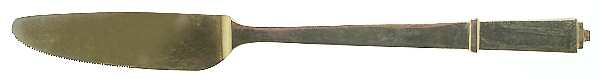 SRB215 (GOLD ELECTROPLATE) Modern Solid Knife