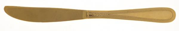 Golden Beaded Elegance (Gold Electroplate) Modern Hollow Knife