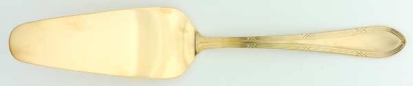 SBB6 (GOLD ELECTROPLATE) Solid Pie Server