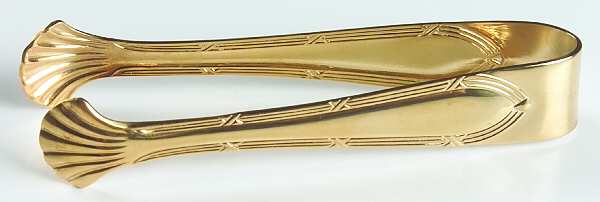 SBB6 (GOLD ELECTROPLATE) Sugar Tongs