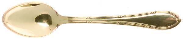 SBB6 (GOLD ELECTROPLATE) Teaspoon