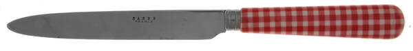 Gingham-Red (STAINLESS) New French Hollow Knife