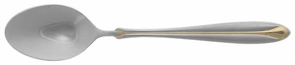 Optima Gold (Stainless, Gold Accent) Place/Oval Soup Spoon