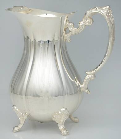 Silverplate Hollowware Ice Lip Water Pitcher