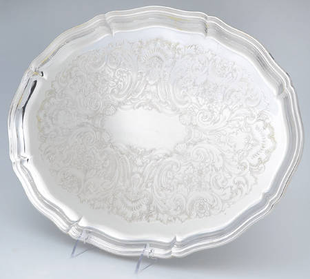 Silverplate Hollowware 16" Oval Serving Platter