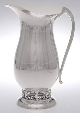 Silverplate Hollowware Silverplate Water Pitcher