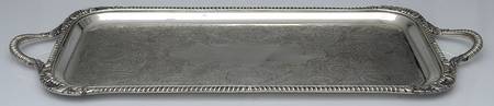Silverplate Hollowware 18" Rectangular Tray