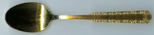SRB233 (GOLD ELECTROPLATE) Place/Oval Soup Spoon