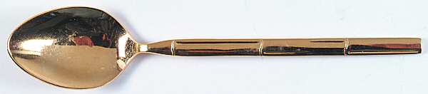 Golden Bambu (Gold Electroplate, Single) Teaspoon