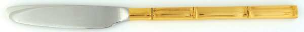 Golden Bambu (Gold Electroplate, Single) New French Solid Knife