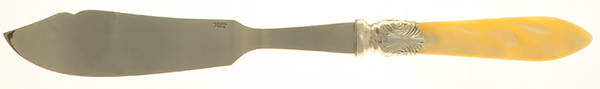 Baguette-Pearlized (Stainless) Large Solid Fish Serving Knife