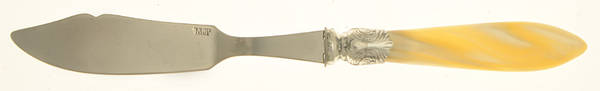 Baguette-Pearlized (Stainless) Small Individual Solid Fish Knife