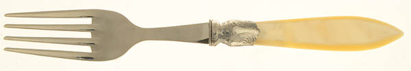 Baguette-Pearlized (Stainless) Individual Cake Fork