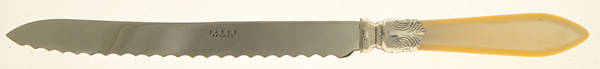 Baguette-Pearlized (Stainless) Bread Knife with Stainless Blade