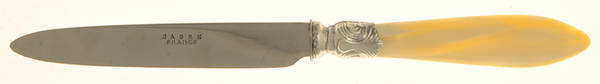 Baguette-Pearlized (Stainless) Breakfast Knife with Stainless Blade