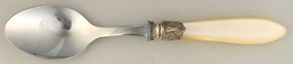 Baguette-Pearlized (Stainless) Dessert/Oval Soup Spoon