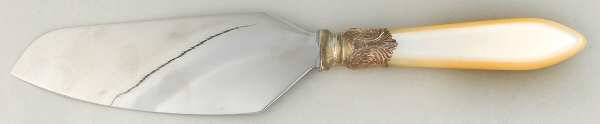 Baguette-Pearlized (Stainless) Pie Server with Stainless Blade