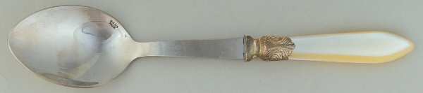 Baguette-Pearlized (Stainless) Solid Serving Spoon