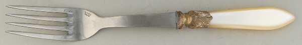 Baguette-Pearlized (Stainless) Solid Serving Fork