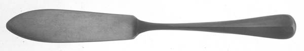 UNF318  (STAINLESS) Flat Handle Master Butter Knife