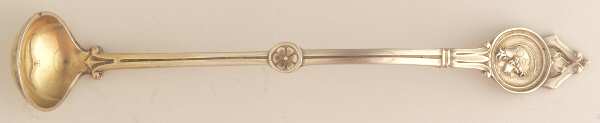 Medallion (Sterling-Coin, 1870) Coin Mustard Spoon
