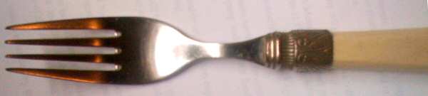 Pearls-Pearl White (Stainless, Plastic) Fork