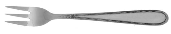 Vanity (Stainless, Beaded Outline) Cocktail/Seafood Fork
